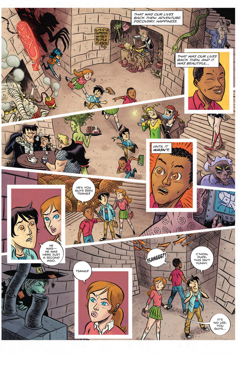 Illustration for article titled Exclusive Boom! preview: Beware the danger of books in The Fiction #1